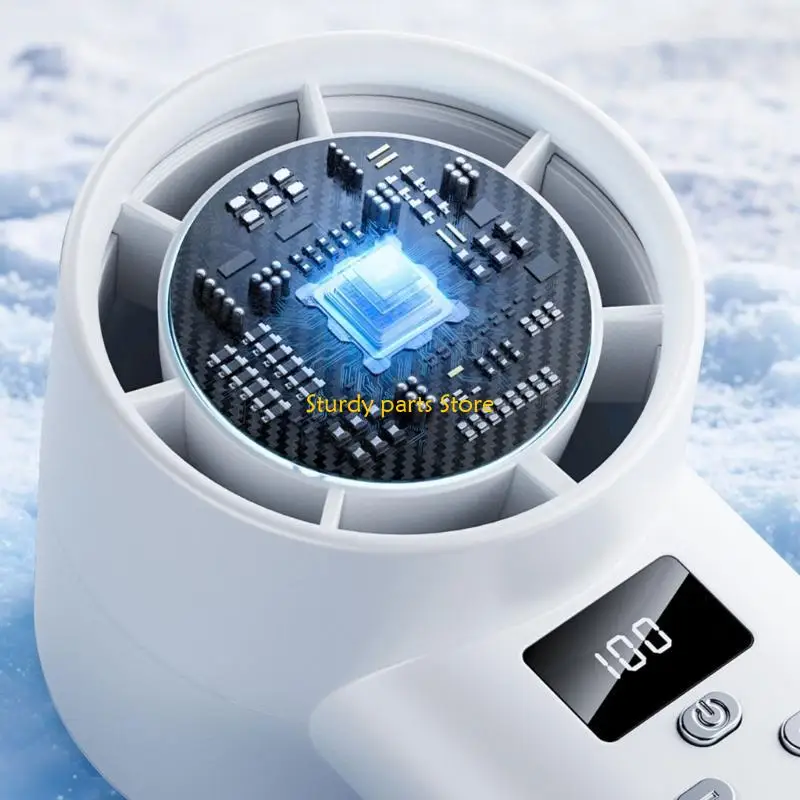 97QC Travel Portable Fan Rechargeable with 1-100 Adjustable Speed and Quiet Operation