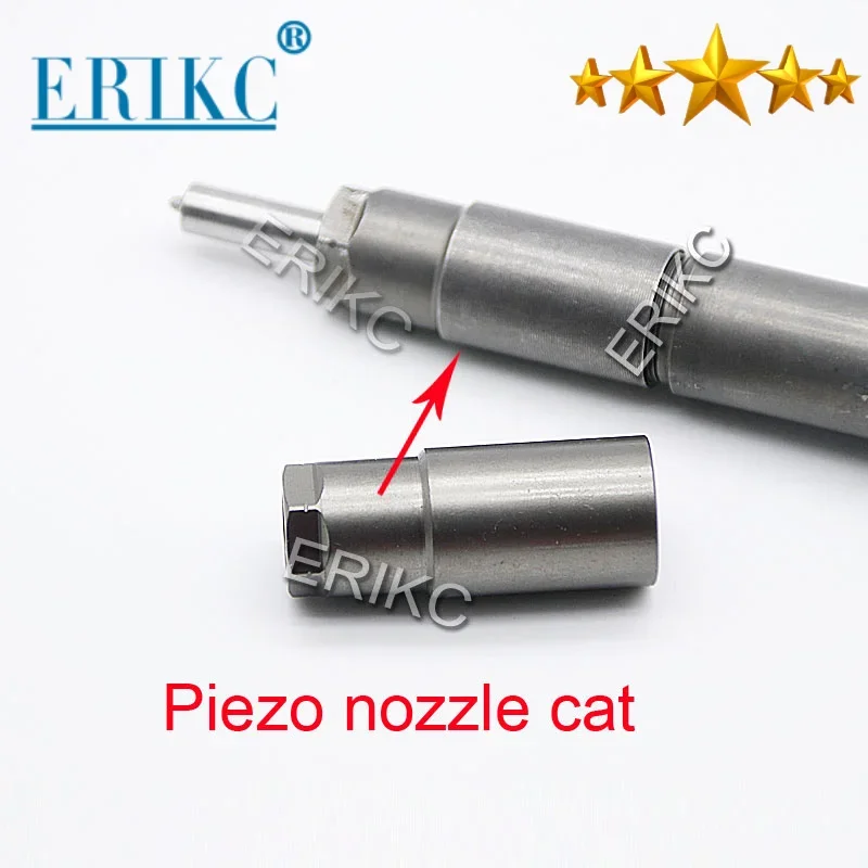 4PCS Piezo Fuel Injector Nozzle Nut Set E1023503 Diesel Injector Nozzle Cap for Piezo 0445115 / 116 / 117 Injection