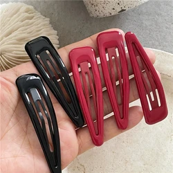 7Cm Color Solid Color BB Clip Ladies Broken Hair Side Clip Cute Girl Korean Hairpin Children's Hair Accessories Gift Vintage
