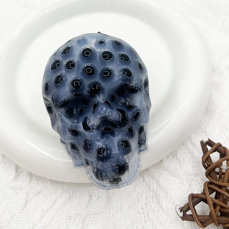 ของเล่นบีบกระโหลกฮาโลวีนสุดสร้างสรรค์ แปลกใหม่ สนุกๆ บีบอัดคลายเครียด สำหรับเด็ก ผู้ใหญ่ งานปาร์ตี้ในออฟฟิศ ของขวัญวันอีสเตอร์สำหรับเด็กผู้ชาย