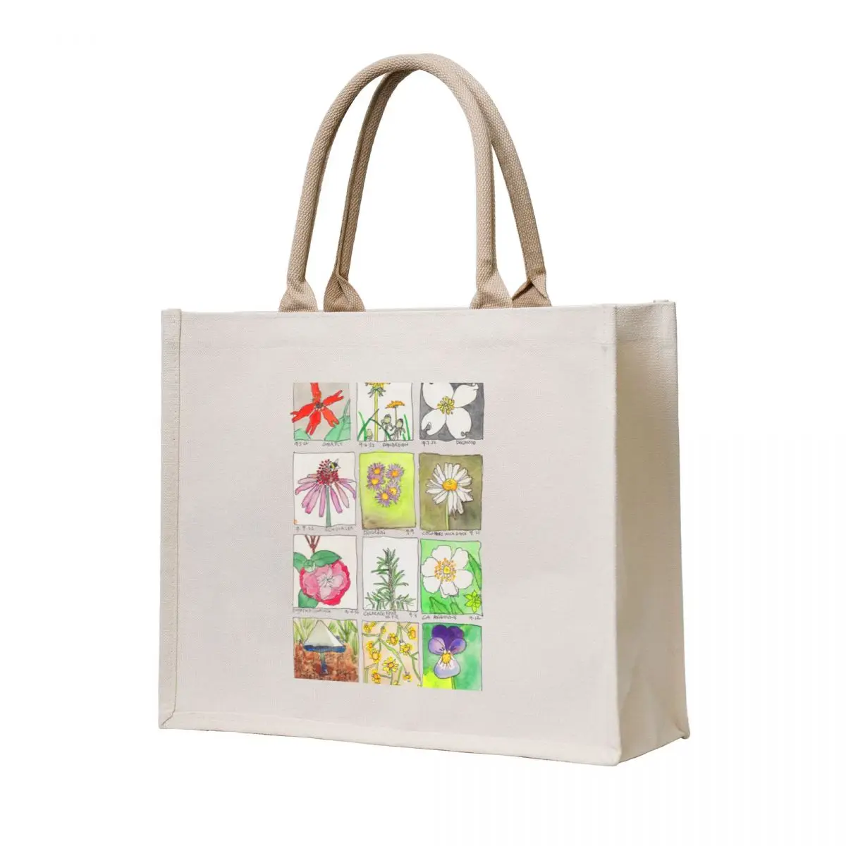 

Sketckbook Study of Flowers Tote Bag shopper bag women tote bag men's Cloth bags
