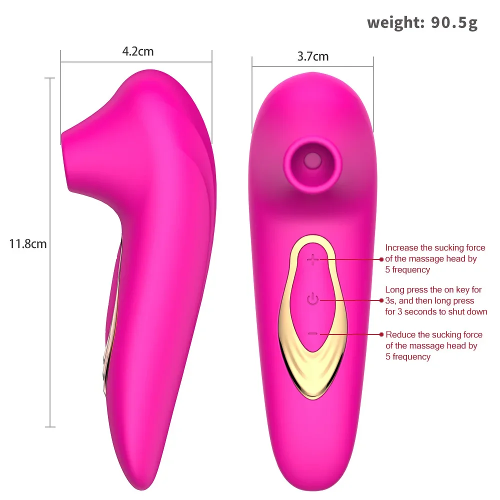 Bdsm Seksspeeltjes Krachtige Zuigen Sucker Clitoris Vibrator Vrouwelijke Clit Tepel Orale Vacuüm Stimulator MassagerAdults Goederen Voor Vrouwen