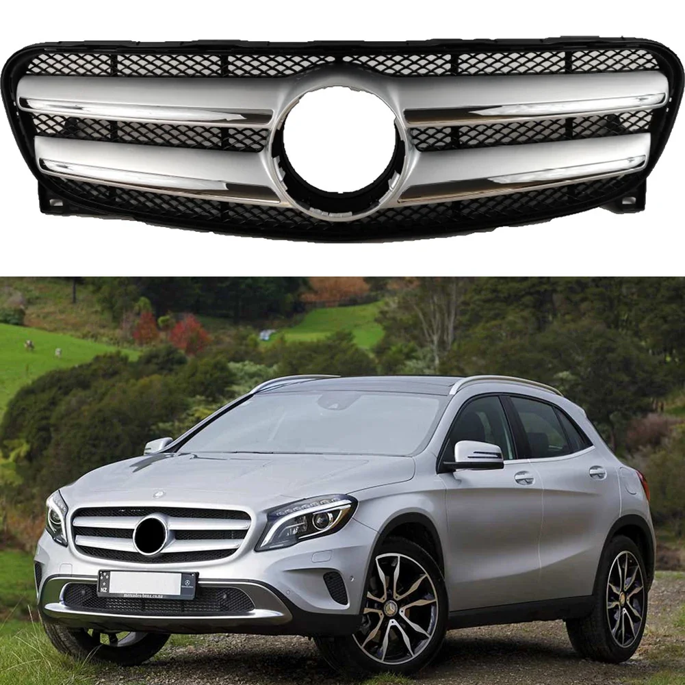 Front Bumper Mesh Grill Bar Vent Upper Cover OEM For Mercedes-Benz X156 GLA180 GLA200 GLA220 GLA250 2014 2015 2016