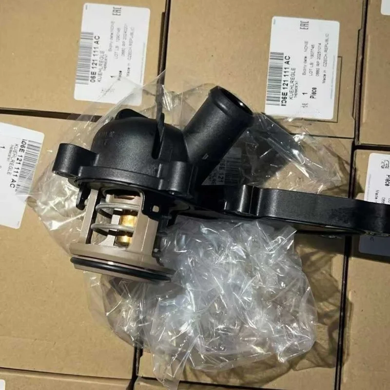 06E121111AT 06E121111AS 06E121111AR 06E121111AN 2PCS Engine Thermostat Fit For Audi A5 A6 A7 A8 Q5 Q7 3.0T V6
