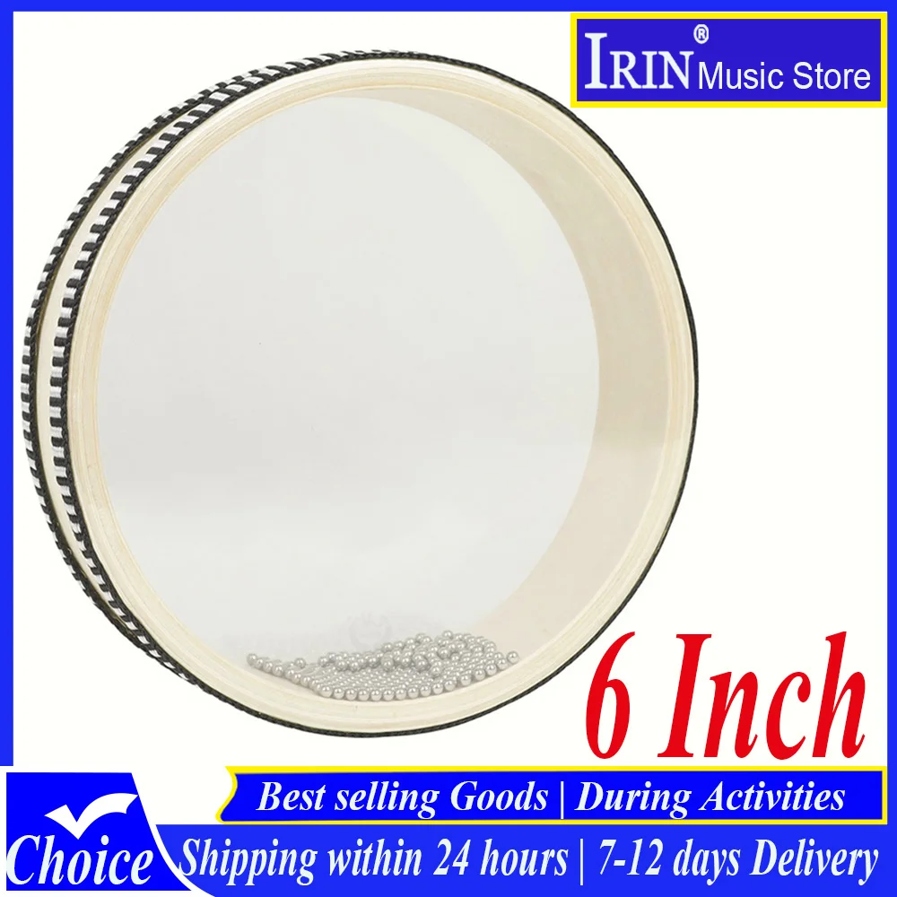 Tambor de Cuentas con Sonido de Olas del Océano IRIN para Bebés, Instrumento Musical Educativo para el Aprendizaje Temprano, Regalo Musical con Suave Sonido del Mar
