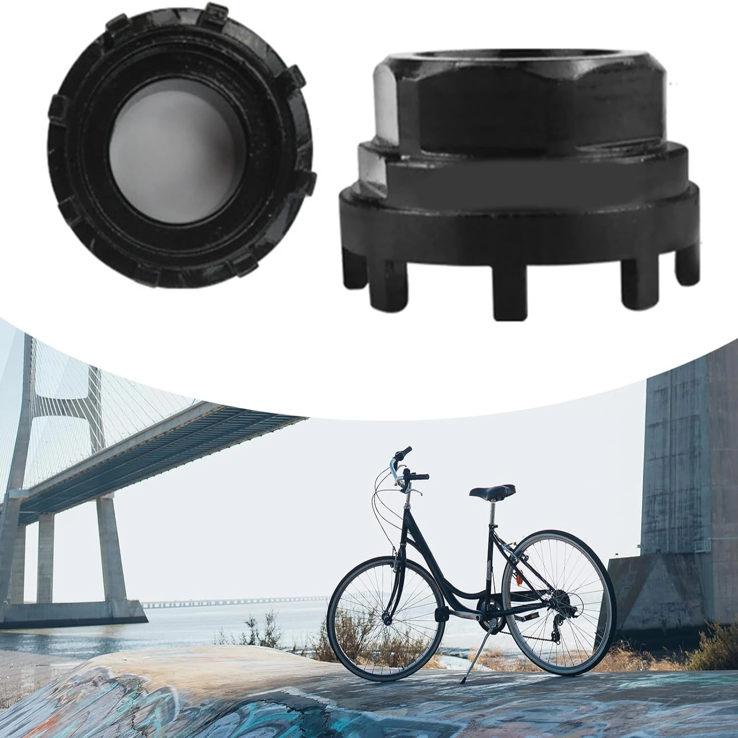 Enhance Your Ride Experience with Stylish and Durable High-Quality Inner Lock Rings Tool - Perfect for Boosting Your Cycling Per