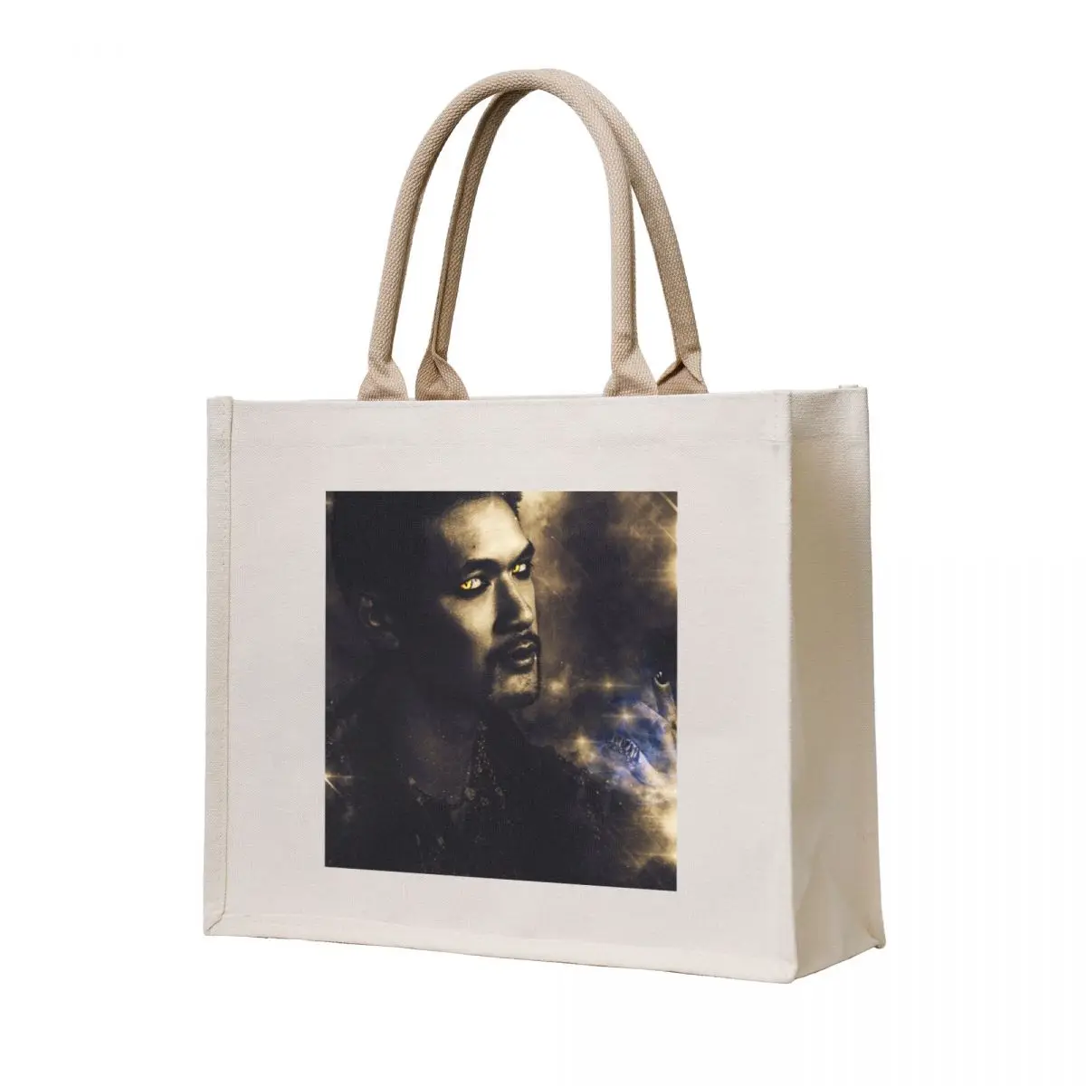 

Magnus Bane Gold Tote Bag tote bag men Women's handbag Customizable tote bag foldable reusable