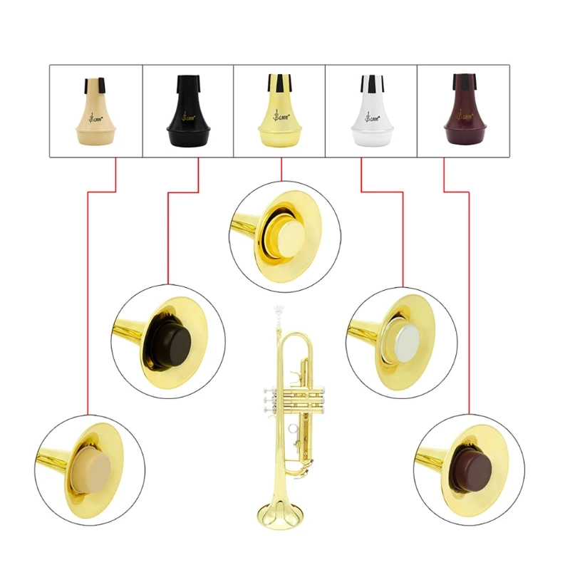 1Pc Alto Trumpet Straight Mute Sourdine Brass Parts