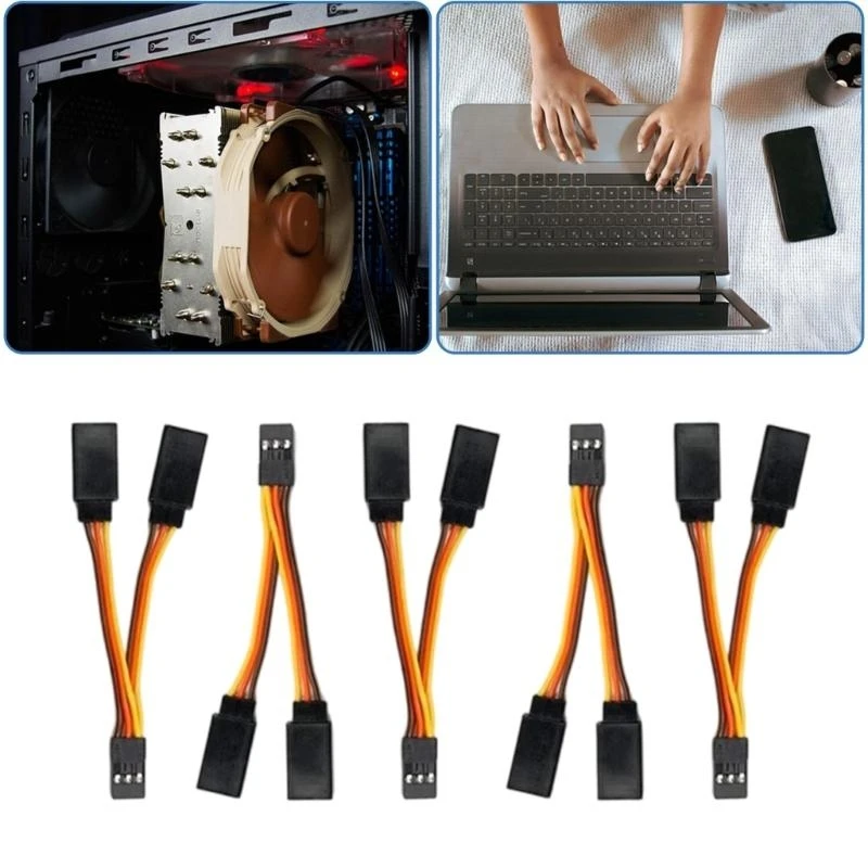 83CE 5pcs 30core Servo Y Extension Leads para Servo Futabas Helicopter