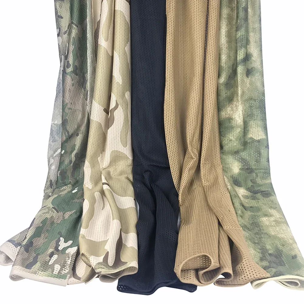 Summer Tactical Scarf Camouflage Neck Scarf Airsoft Sniper Face Shield Covers Photography Outdoor Camping Hunting Headshawls