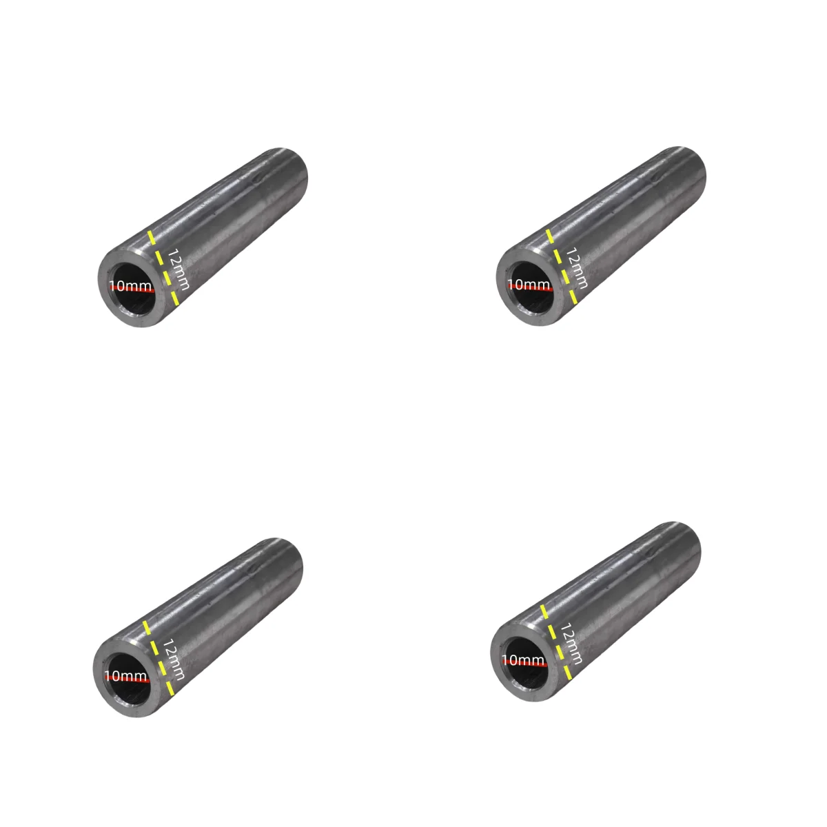 4 Pack 73mm ATV Metal Shaft