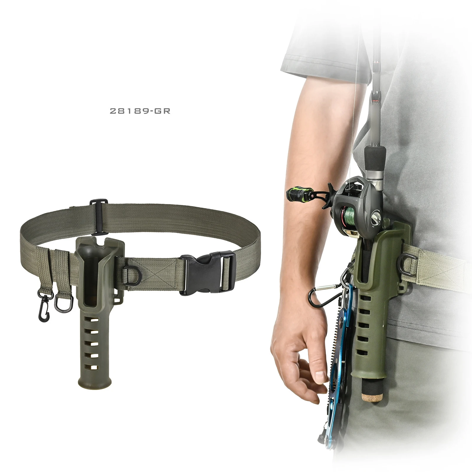 조절식 낚싯대 거치대 허리 벨트, 경량 낚싯대 벨트 - Surf Fishing Equipment 리뷰 및 가격