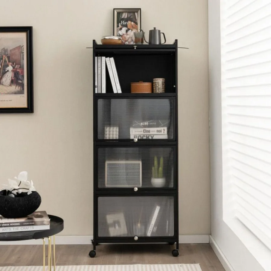 

5-уровневая кухонная полка для пекаря с откидными дверцами для ПК