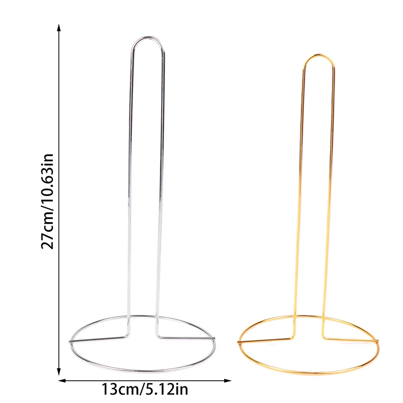 1 قطعة المطبخ الحديد لفة حامل المناشف الورقية الحمام حامل المناشف الورقية طاولة طعام حامل مناديل عمودي المطبخ تخزين الرف