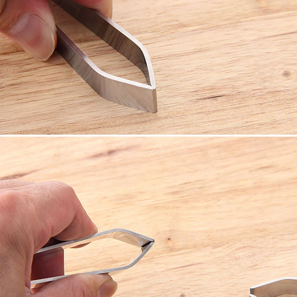 

3 Pcs Fishbone Tweezers Stainless Steel Kitchen Tip Forceps Hair Remover Cooking Tool Easy Clean Anti Rust Lightweight