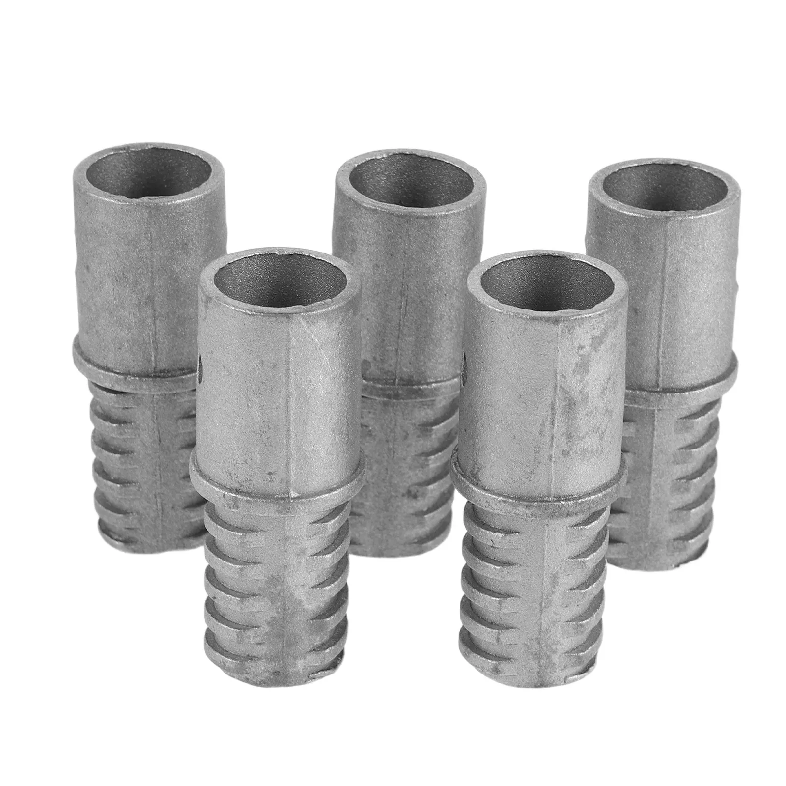 

5Pcs Metal Threaded Broom Handle Adapter Kit Extension Pole Connector for Push Broom Mop Cleaning Rods Replacement Tip Screw on