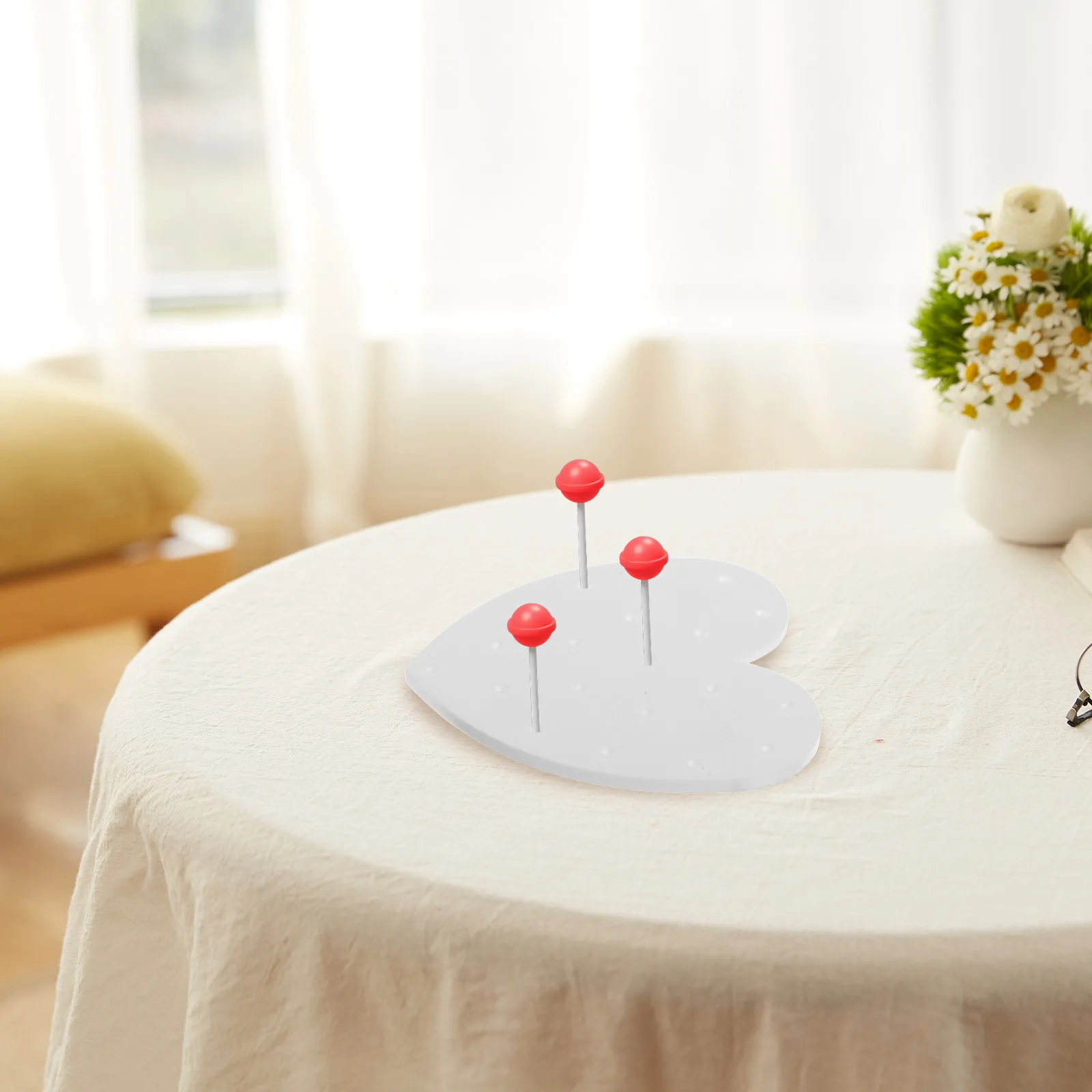 

2Pcs Lollipop Holder Candy Display Stand Tabletop Store Rack Dessert Acrylic Multifunctional Stable Easy Clean Vertical
