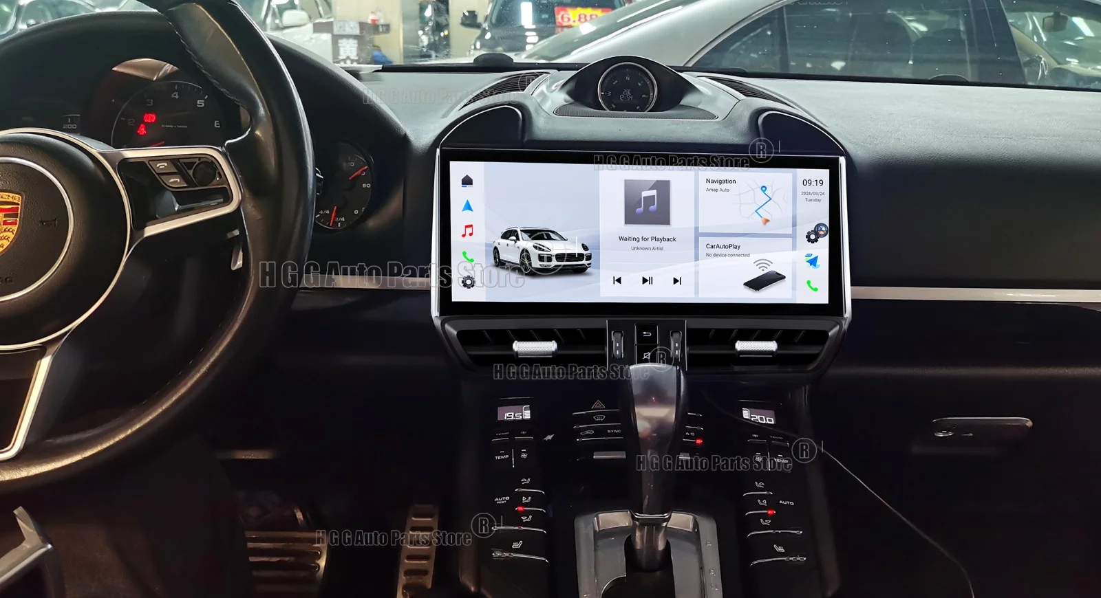 Upgrade 2024 für Porsche Cayenne 2010-2016 Android Auto Carplay 12,3-Zoll-Bildschirm Auto-GPS-Navi-Radio Multimedia-DSP-Player Video
