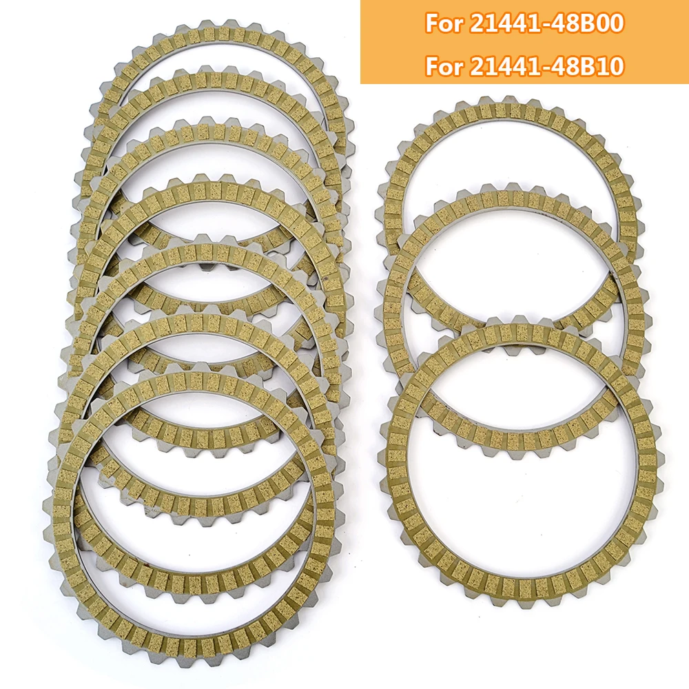 GSX-R1100 Clutch Friction Plates For Suzuki RF900 RR/RT/RV/RW/RS 1994-1998 GSXR1100 1991-1998 21441-48B00 21441-48B10