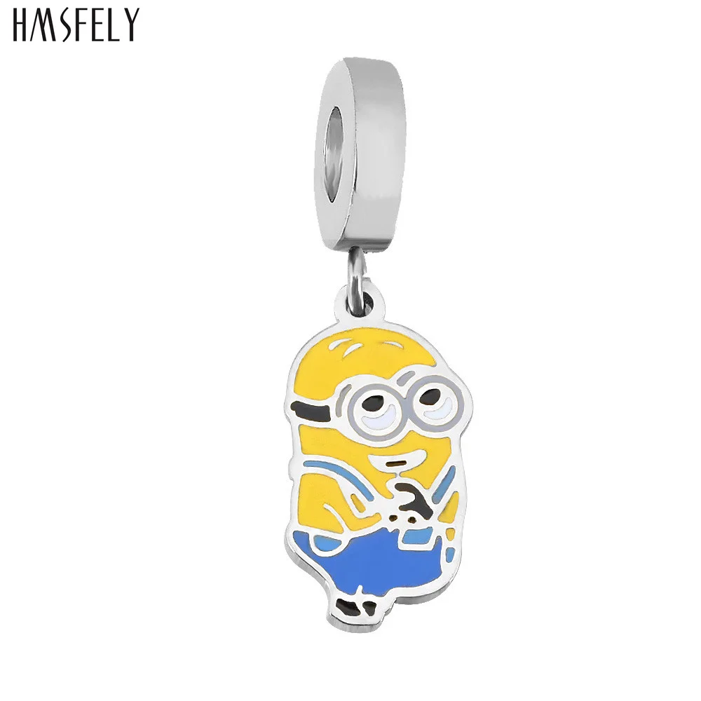 

HMSFELY Little doll Pendant For DIY Bracelet Necklace Jewelry Making Charm Beads Bracelets Parts