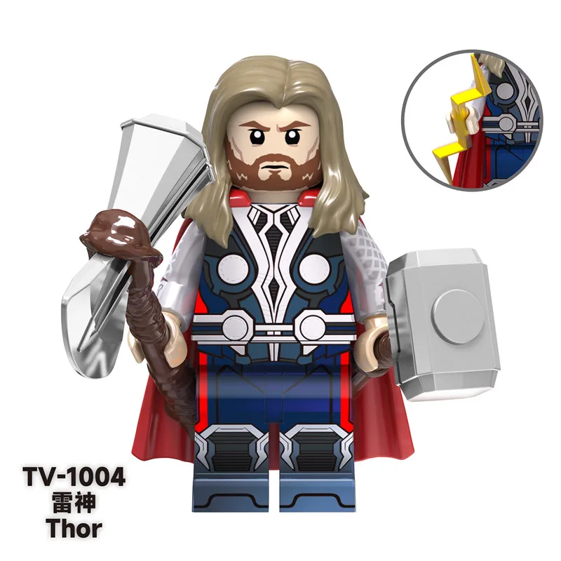 Heißer Superheld Bausteine Spielzeug Iron Man Black Panther Doctor Strange Thor Captain America Ultron Klassische Kinder Überraschung Geschenk