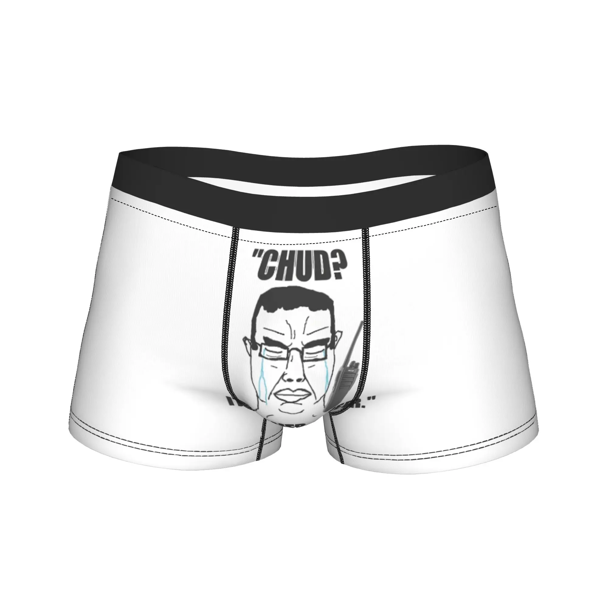 Ullzang Wojak Chudjak It's So Over Underwear  Custom Boxershorts Hot Sale Men Underpants Comfortable Boxer Brief Gift Idea