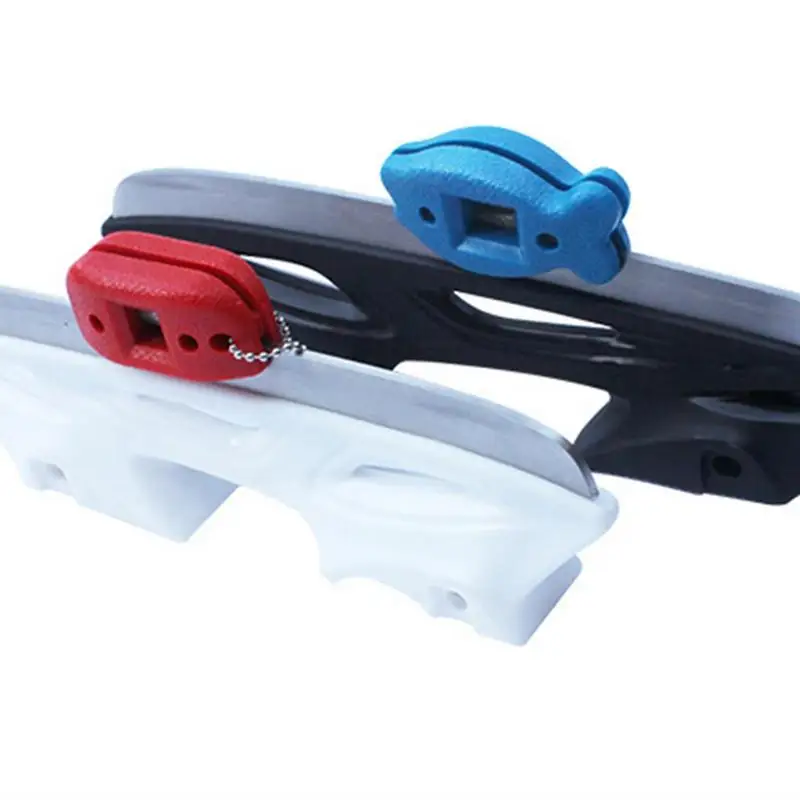 Skate Edge Blade Grinder Fish Style Ice Skating Edge Blade Sharpener Ice Skating Edge Blade Sharpener With Key Chain For Figure