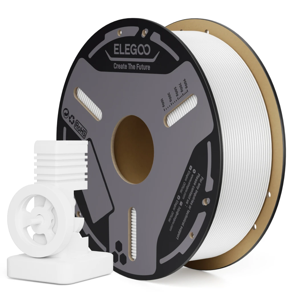ELEGOO PC-FR Filament 1KG 1.75mm Heat Superior Flame Retardancy Outstanding Heat Resistance Fits for Most FDM 3D Printer