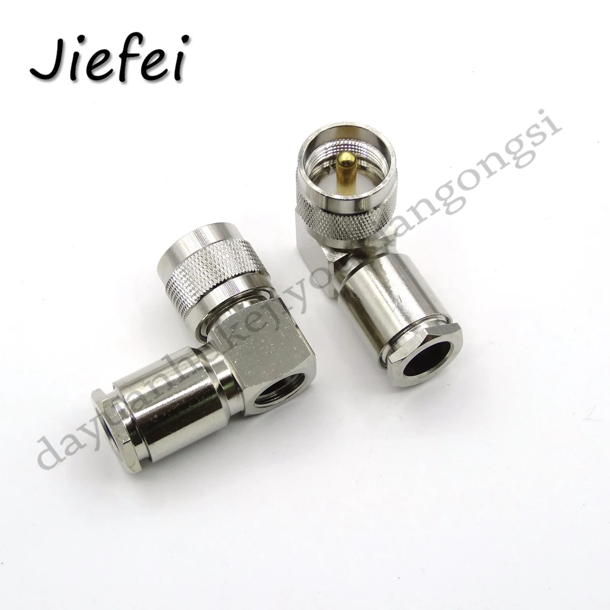 UHF PL-259 PL259 Male PL259 Plug Connector Clamp RG8 LMR400 7D-FB RG213 Cable RF Coaxial Brass New Right angle Wire Terminals