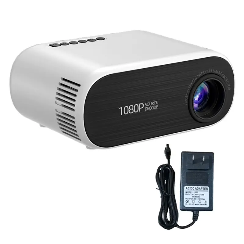 

Мини-проектор Wi-Fi, портативный проектор для домашнего кинотеатра, поддержка синхронизации экрана, 1080P