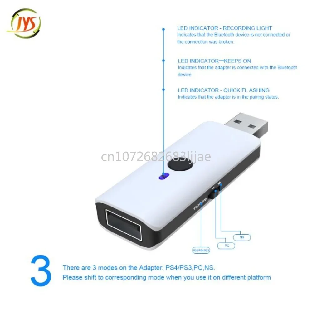 Applicable to Ps5 Handle Converter Ps5/PS4/Switch/Pc/P3 Host Wired Wireless Bluetooth