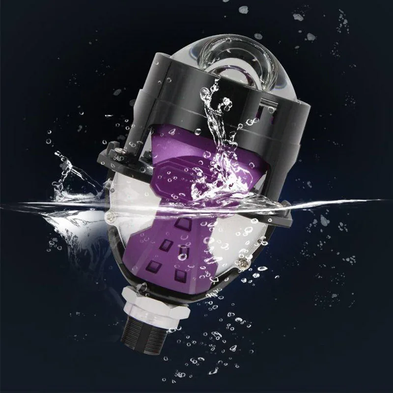 

2.5 Inch Bi LED Laser Projector Lens 12V 50W 6000K Hi Lo Beam for HID Xenon Headlight Retrofit