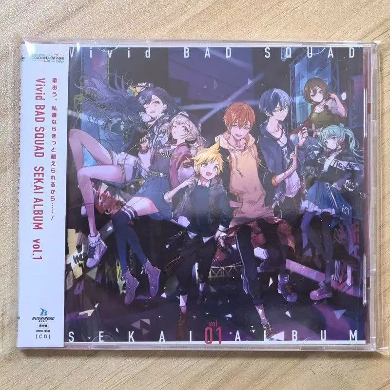

Game COLORFUL STAGE Vivid BAD SQUAD Music CD SEKAI ALBUM vol 1 Music Record Cosplay Walkman Car Soundtracks Box Party Music Gift