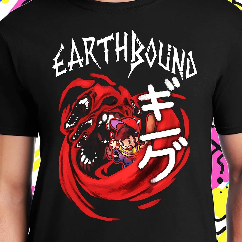 Earthbound Giygas T Shirt Mother Snes