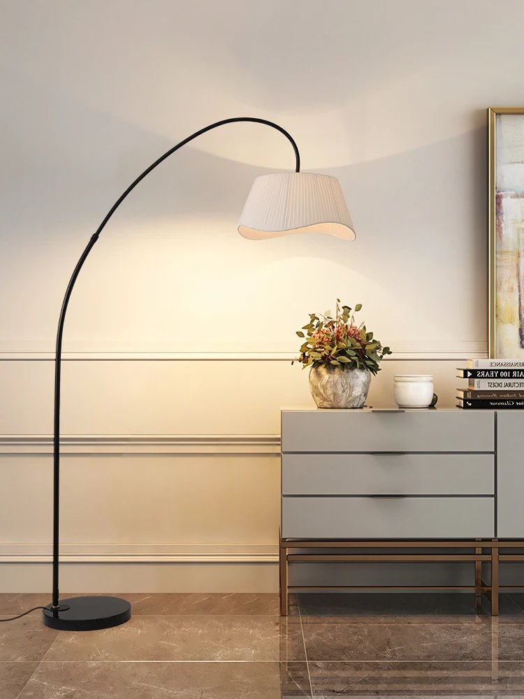 

Fishing Floor Lamp Nordic Creative Design Bedroom Bedside Lamp Light Luxury Living Room Standing Home Table Light LED Lighting