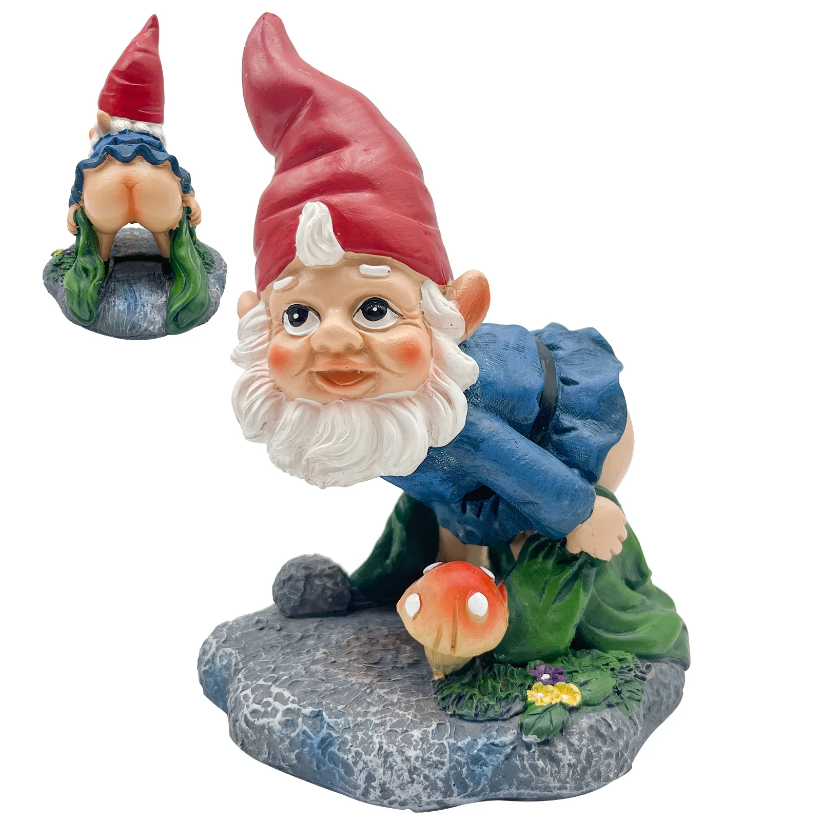 

Resin Dwarf Downspout Extension Decorative Gutter Drain Diverter Water Accessory Spout Anti-Splash