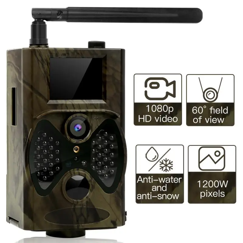 

HC300M Hunting Camera 2G MMS/SMTP/SMS Digital Trail Outdoor Cameras 16MP 1080P Night Vision Surveillance Wild Cams