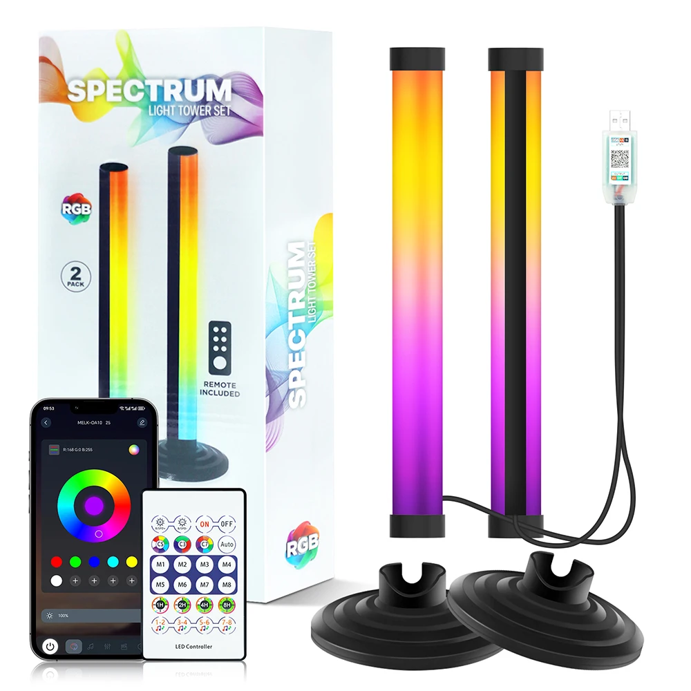 5 В USB Bluetooth RGB светодиодный торшер