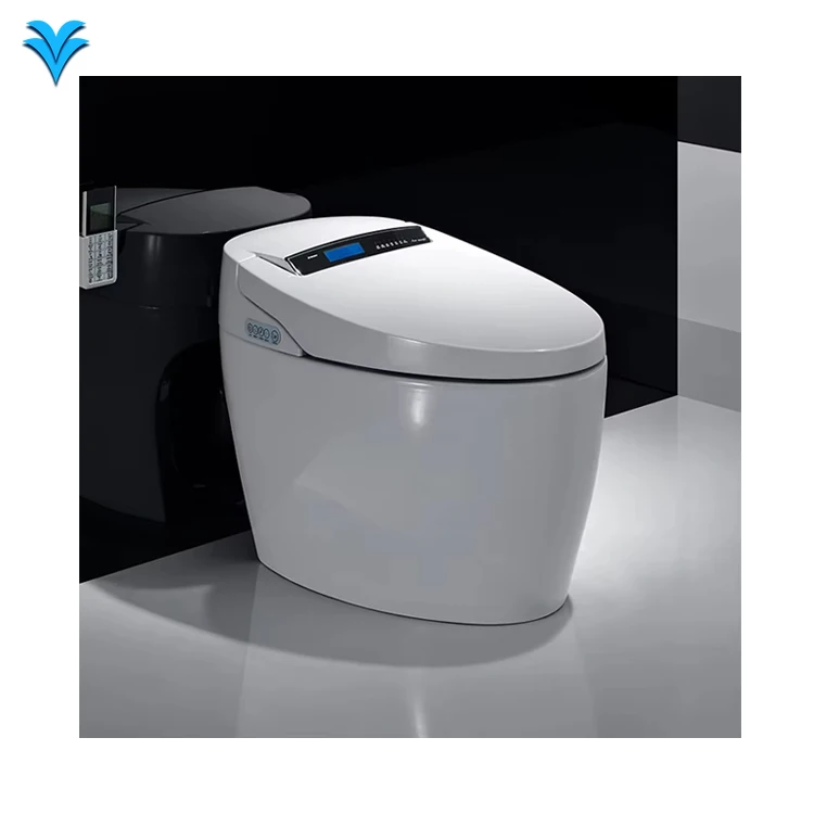 

High Quality Auto Flush Clean Function One Piece Commode S-trap Ceramic Smart Wc Toilet