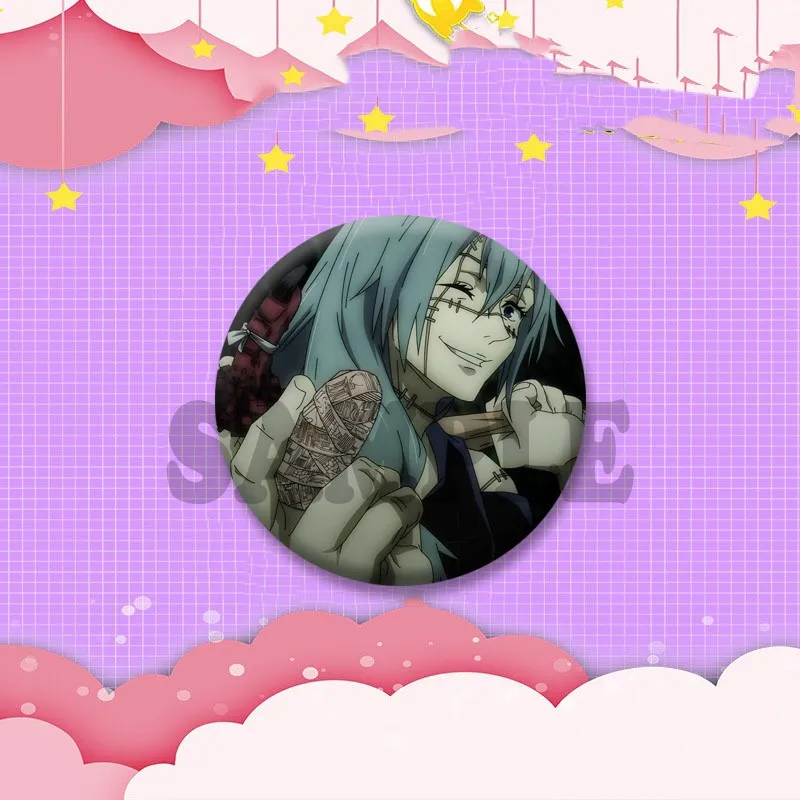 Anime Figure Mahito Enamel Pins Cartoon Brooch Woman Men Backpack Accessories Shoes Badge Fashion Lapel Jewelry Gift for Friends