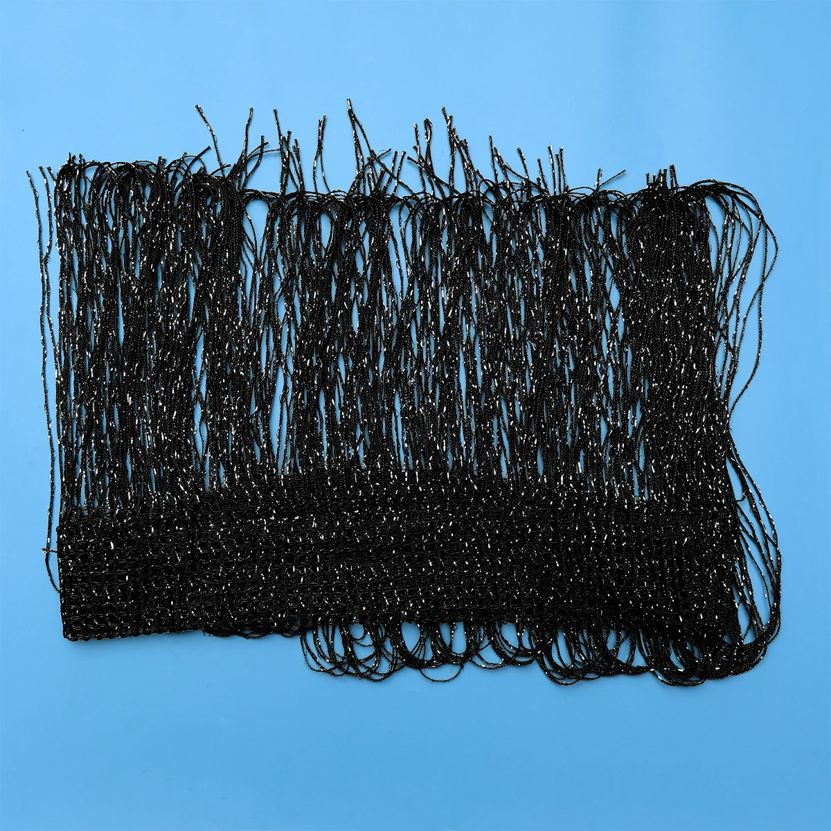 

1Pcs Door Curtain Decor Tassel Curtain for Room Window Partition Black Premium Polyester Cotton Smooth Slide Easy Care Machine