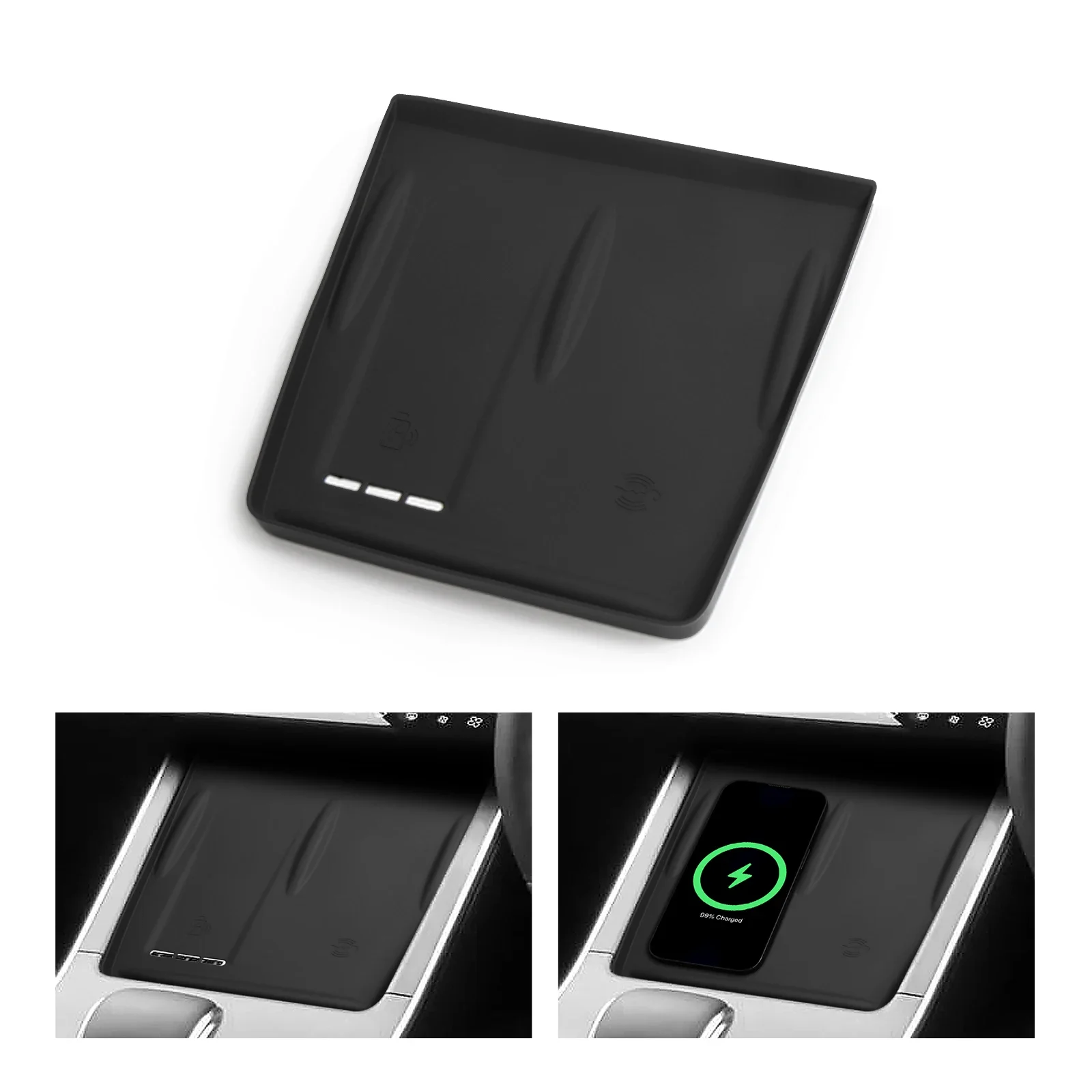 For Chery OMODA 5 C5 Fuel 2022-2025 Car Anti-Slip Pad Silicone Wireless Charger Anti Dirt Pad Accessories