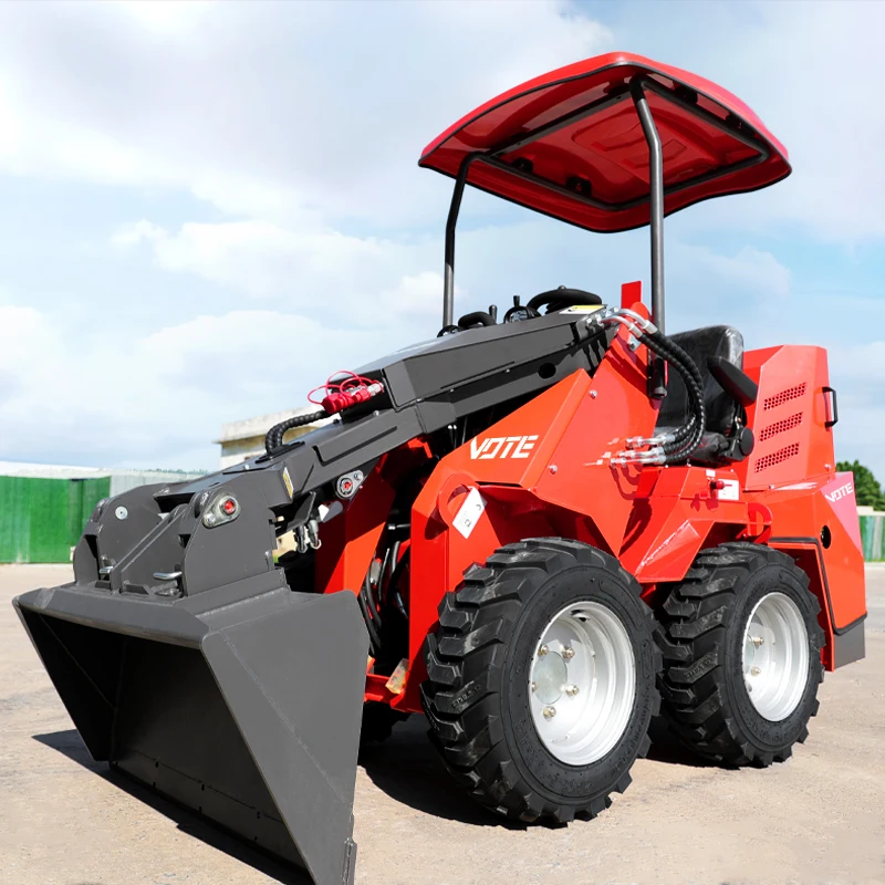 CE EPA Engine Mini Skid Steer Loader Manufacturer Cheap Price Skid Steer Wheel Loaders Recruit Agent customized Loader