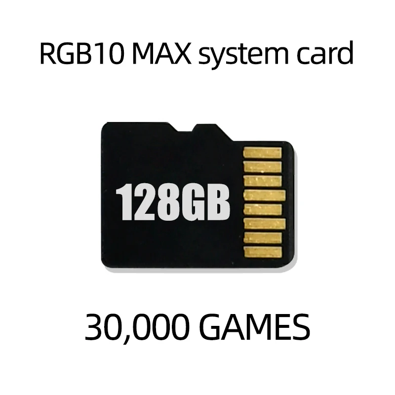 For Powkiddy RGB10 MAX And RGB10 MAX2 System Card Pre-loaded With 30,000 Games