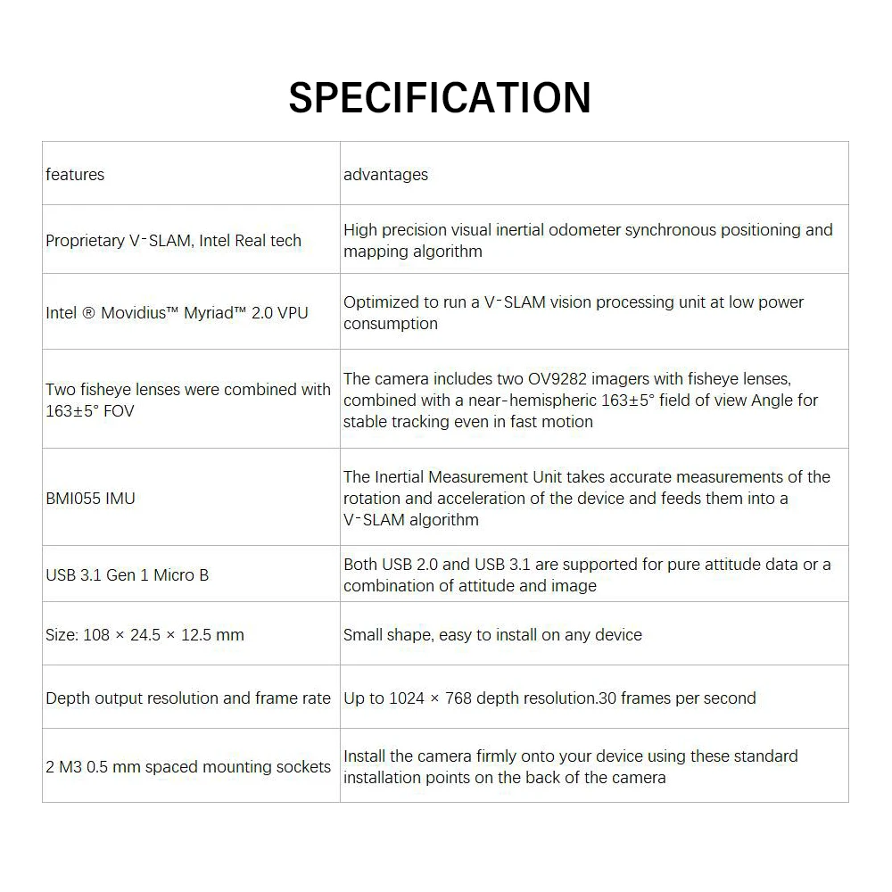 RealSense trackingcamera T265