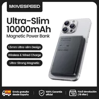 MOVESPEED S10 Magnetic Power Bank 10000mAh PD20W 22.5W Wireless Fast Charge Mini Portable Power Bank for iPhone Samsung Xiaomi