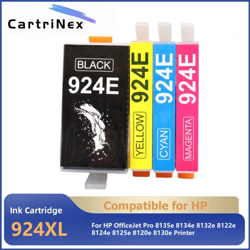 

Совместимый картридж для принтера HP 924 924E 924XL OfficeJet Pro 8135e 8134e 8132e 8122e 8124e 8125e 8120e 8130e