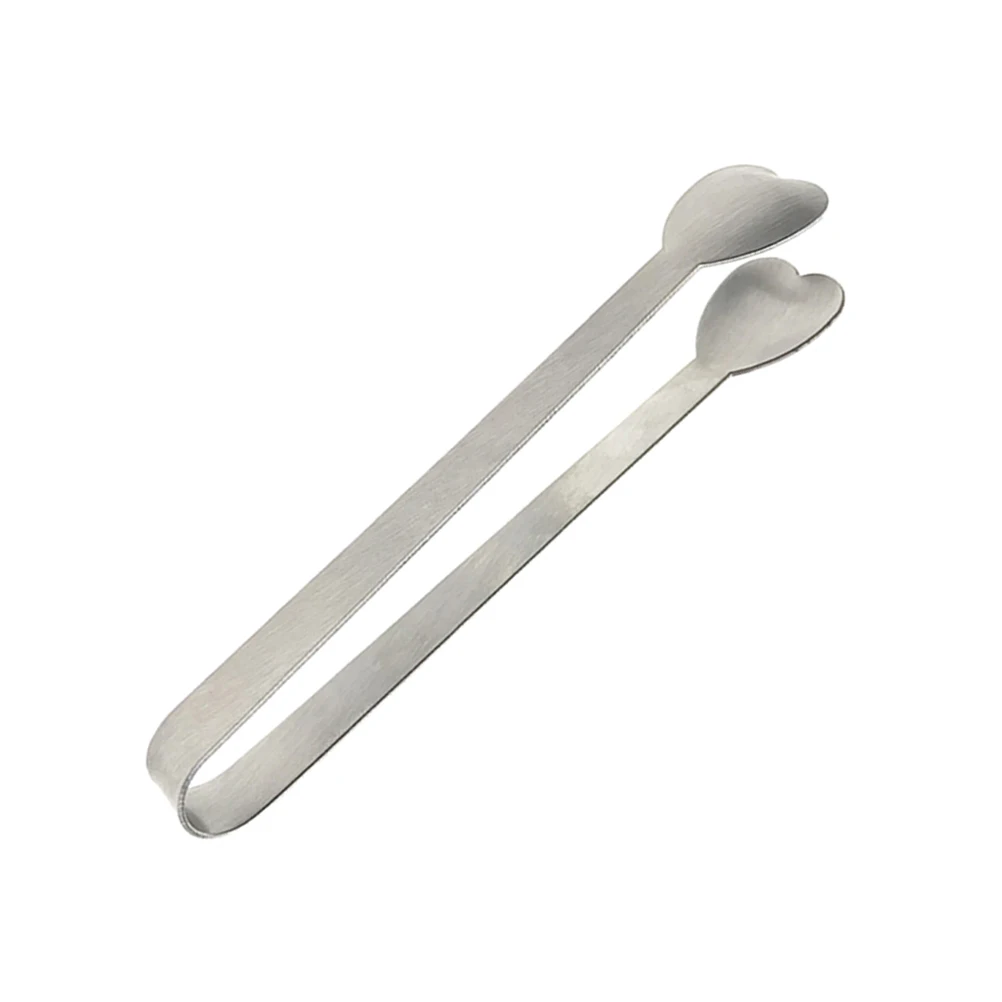 

Heart Shaped Food Tongs Stainless Steel Mini Ice Sugar Cube Lemon Safe Kitchen Gadgets Buffet BBQ Table Teas Coffee