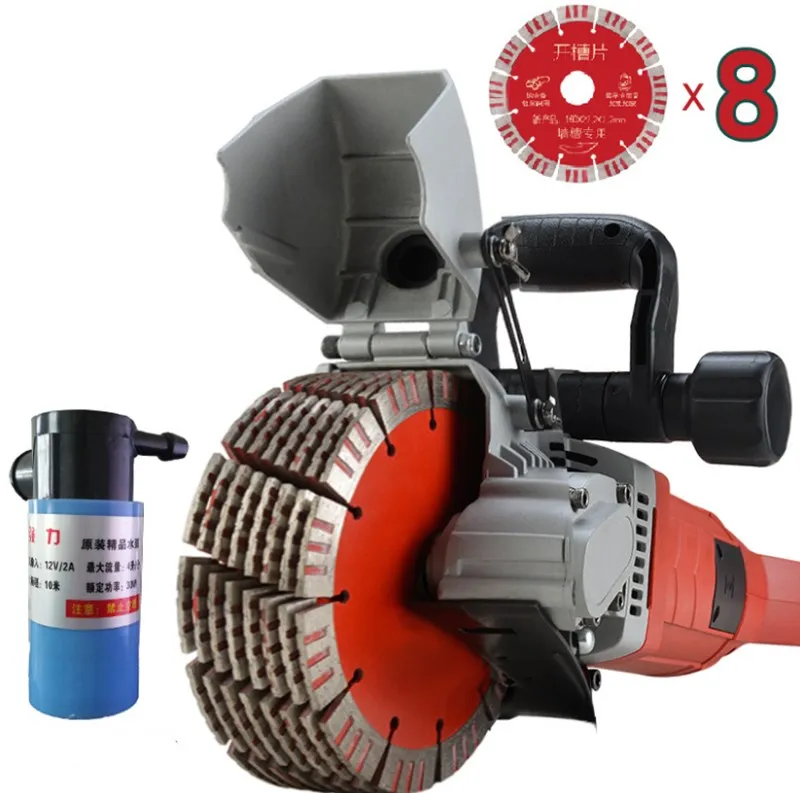 New Slotting Machine One-time Forming Dust-free Water and Electricity Engineering Installation Wall Body
