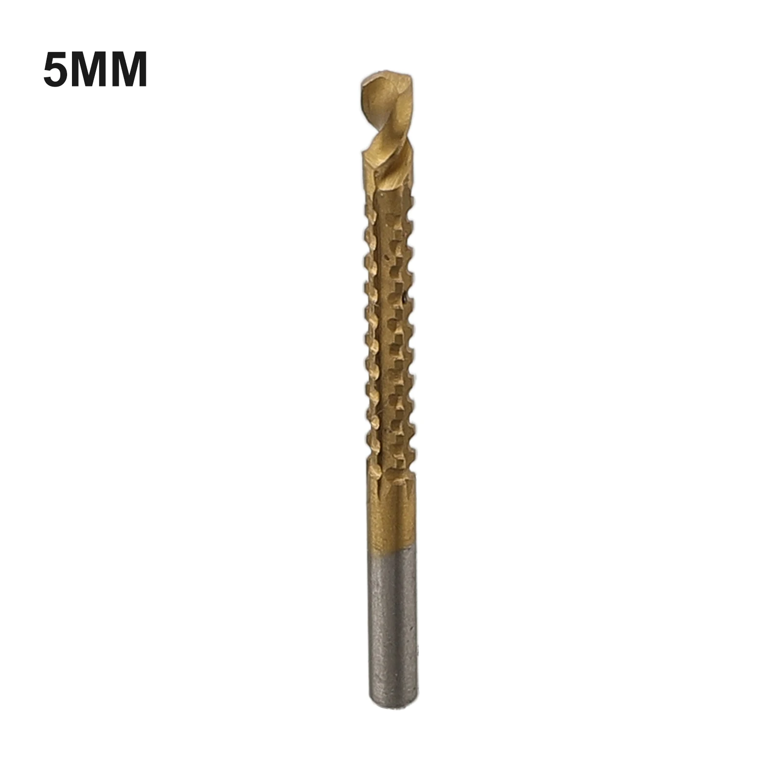 Mata Bor Bergerigi Sekrup Spiral Pengeboran Grooving Holing 1 Buah 3 In 1 3-8Mm Keran Komposit HSS 4241 Ketahanan Aus